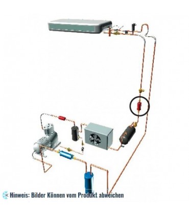 Trocknersammler Carly RCY 743S mit Lötanschluss, 3/8"