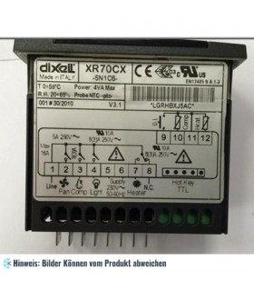 Kühlstellenregler Dixell XR70CX5, 230 V, 16 A BLUE+Display