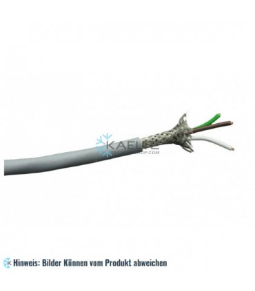 Verlängerungskabel AKO-15586 Querschnitt 3x0,5mm² abgeschirmt PVC