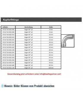 More about Kupferbogen 90° a/i 18 mm, 5001A