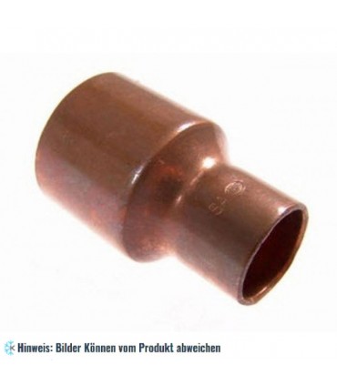 Kupfer Reduziernippel a/i 28 - 16 mm, 5243