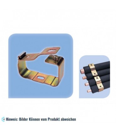 Metall Rohrschelle 67x37 mm -1/2" - 7/8", direkte Befestigung (7 Stk.)