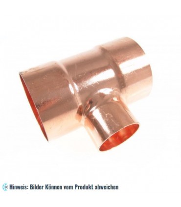 Kupfer T-Stück reduziert i/i/i Maße 6-8-6 mm, 5130