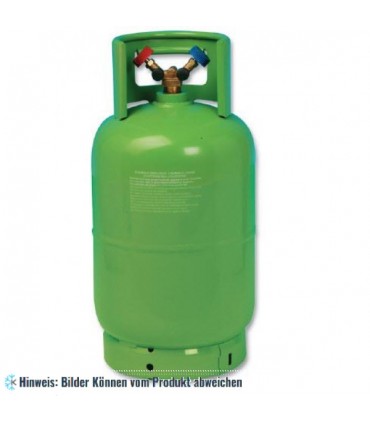 40 lt nachfüllbare Flasche ohne Kältemittel mit Doppelventil WIGAM W2-WR40K-TPED/48