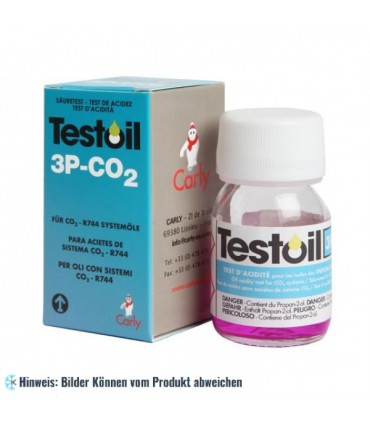 Säuretester für PAG, PAO, POE Öle (CO2 Installation) Testoil-3P-CO2, Flasche 30 ml