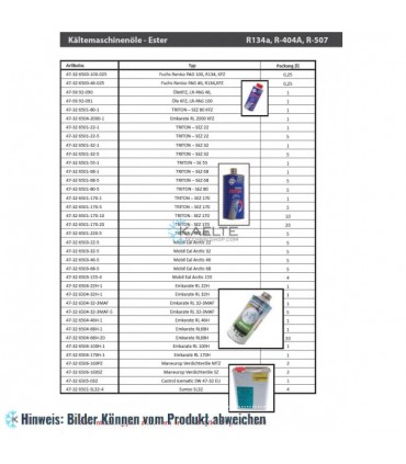 Kältemaschinenöl für A/C Kompressor Emkarate RL3000 (POE 1,0 Liter), ISO 68