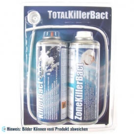 Reinigungsset für KFZ-Klimaanlagen Errecom Total Killer Bact 2 x 200 ml, Verdampfer Reinigungsschaum + Inneraum Reinigungsspray,