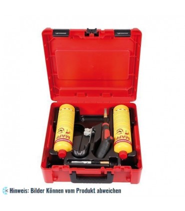 Profi-Lötgerät zum Hartlöten und Weichlöten.SUPER FIRE 4 HOT BOX, 7/16"-EU, Sprachversion A, 2018 Rothenberger 1000002364