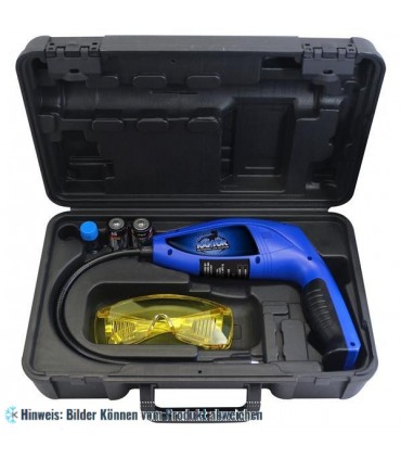 UV-Lecksuchgerät Raptor für FCKW, HFCKW, HFKW inkl. R1234yf, R32 mit Fühler in Koffer, Mastercool 56200