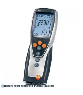 More about testo 735-2, 3-Kanal Temperatur-Messgerät, inkl. PC-Software