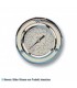 Manometer Ø60, Ölfüllung, Klasse 1.6, Anschluß auf der Rückseite, Flanschbefestigung und Edelstahl-Gehäuse WIGAM ML60/18C4FA/U