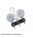 2-Wege Monteurhilfe mit Druckmesser Ø80 Klasse 1 "Pulse-Free" WIGAM PF2PF80/D9/4/K1