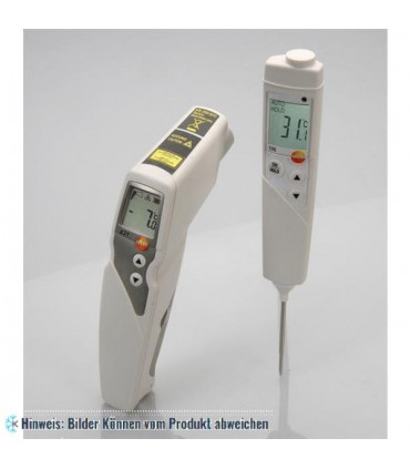 Set testo 831 Infrarot-Temperatur-Messgerät und testo 106