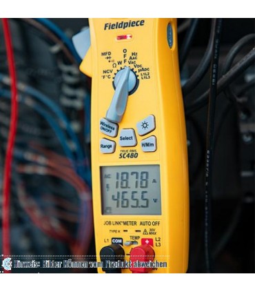 Zangenmessgerät für Job Link® System SC480 FIELDPIECE