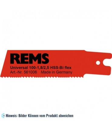 REMS UNIVERSALSÄGEBLATT 100-1,8/2,5, 5ER-PACK für alle Sägearbeiten
