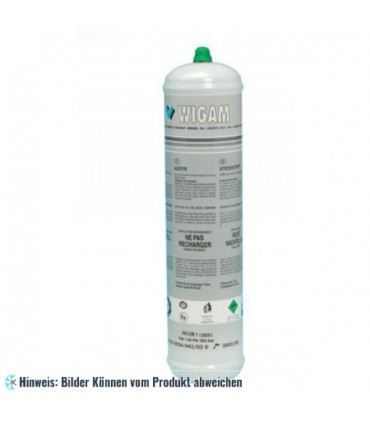 Stickstoffflasche 950ml WIGAM BN2/1-TPED. Für diese Stickstoffkartusche ist nur die Verwendung eines Druckreglers AZ200-50/C Art