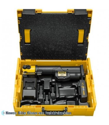 REMS Radialpresse MINI-PRESS S 22V ACC BASIC-PACK L-BOXX