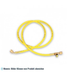 Füllschlauch "W" 180cm mit Absperrventil, Anschlüsse gerade x 45° mit Drücker WIGAM V/WSA/4-4/72