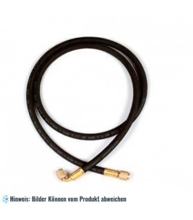 Füllschlauch "HD" 180cm, Anschlüsse gerade x 90° WIGAM HDSL/4-4/72