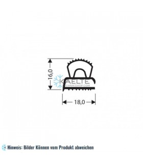 More about Flachprofil PVC grau 1m (16x18)