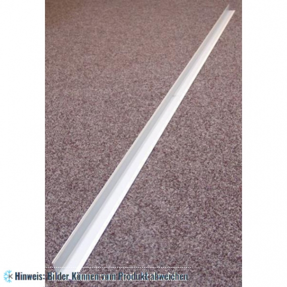 Weiße Metallstreifen - außen L 200x200 mm, L ＝ 2,0 m
