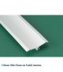 Abgerundete Ecke PVC - kleines Modell - L＝4m, RAL 9010