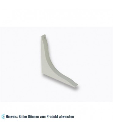 PVC Endkappe für große abgerundete Ecke - RAL 9010