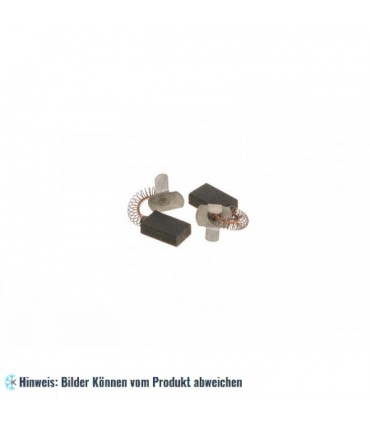 Motorkohlen mit Gleitgehäuse für Feder. Geflochtene Kupferdrahtverbindung, ei