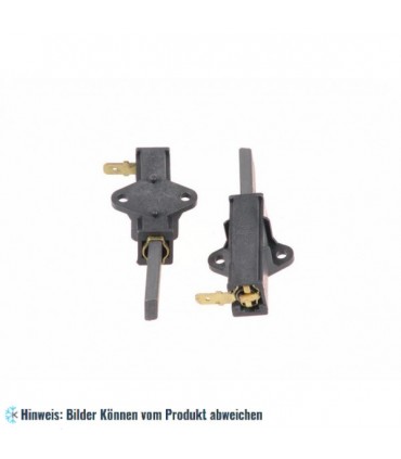 Motorkohlen mit Gleitgehäuse für Feder. Geflochtene Kupferdrahtverbindung 5 x