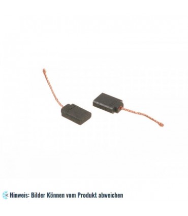 Motorkohlen mit geflochtenem Kupferdraht ohne Anschlussplatte, einzeln Bohrma