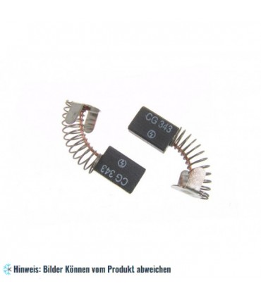 Motorkohlen mit Gleitgehäuse für Feder. Geflochtene Kupferdrahtverbindung MAK