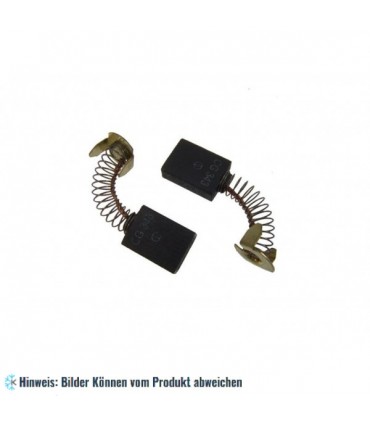 Motorkohlen mit Gleitgehäuse für Feder. Geflochtene Kupferdrahtverbindung MAK