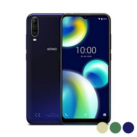 Wiko View 4 Lite Smartphone 16,6cm (6,52 Zoll), 2GB RAM, 32GB Speicher, Farbe: Blau