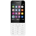 Nokia 230 DS 2.8" 92g Silber - Weiß - Mobiltelefon - 2 MP