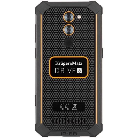 Krüger & Matz Drive 6S Smartphone Outdoor IP68 5,5 Zoll (13,97cm) Android 9. 0 Pie, RAM: 4 GB , 64GB interner Speicher, Gorilla 