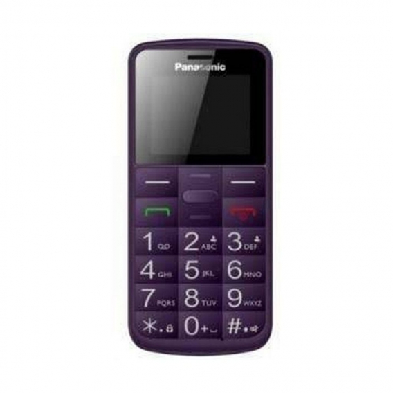 Panasonic KX-TU110 Seniorenhandy 1,8 Zoll/Notfalltaste/Taschenlampe/violett/32GB