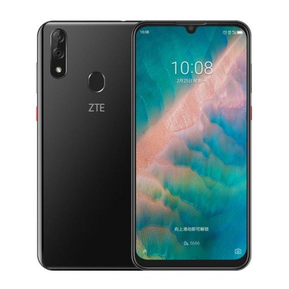 ZTE Blade 10 black Smartphone 6,3 Zoll 64 GB 3.200-mAh 16 MP + 5 MP Dual-Kamera