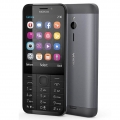 Nokia 230 dark silver Großes 2.8" -QVGA-Display A00026922 "akzeptabel"