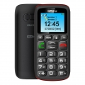 Maxcom MM428 - Balken - Dual-SIM - 4,57 cm (1.8 Zoll) - Bluetooth - 800 mAh - Schwarz - Rot Maxcom