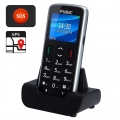 Fysic FM-7950 GPS - Benutzerfreundliches Handy für Senioren mit GPS und Notruftaste, schwarz