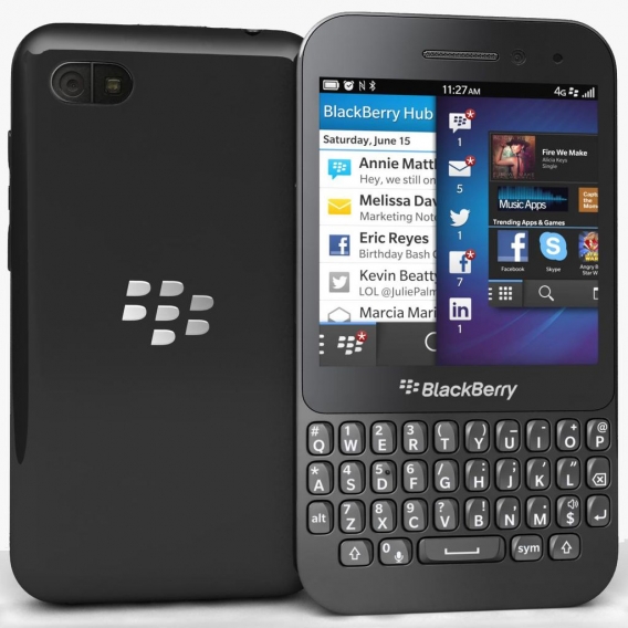 BlackBerry Q5 Smartphone (7,84 cm (3.1 Zoll) Display, QWERTZ-Tastatur, 5 MP Kamera, 8 GB interner Speicher, NFC, Blackberry 10.1
