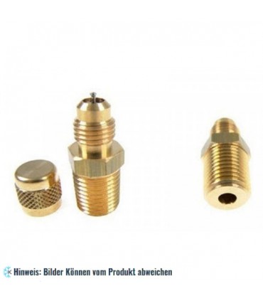 Füllstutzen G9150/R05 (Schraderventil, Ventileinsatz und Kappe für Filtertrockner Serie Castel 44)