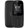 Nokia 105 (2017) TA-1010 Single Sim Tastenhandy Schwarz Sehr Gut White Box