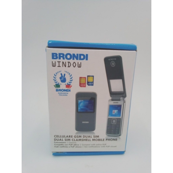 Brondi Window Mobiltelefon Flip Active Grau Feature Telefone Drahtlos (34,75)
