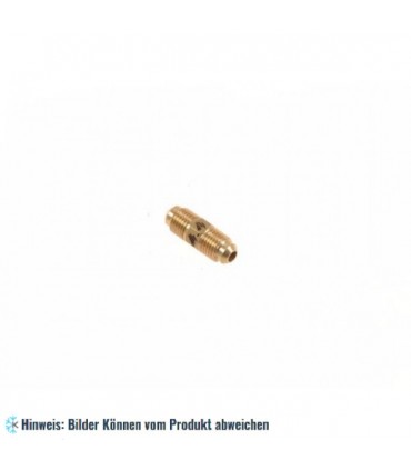 Doppelnippel (Verbindungsnippel) 180° - 1/4" SAE x 1/4" SAE