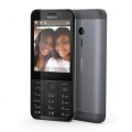 Nokia 230 Dark Silver, 2.8", TFT, 240 x 320 Pixel, 16 MB, Dual SIM, Mini-SIM, Bluetooth, 3.0, USB-Version microUSB 1.1, Eingebau