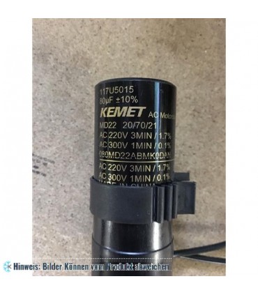 Anlaufkondensator Danfoss 117U5015, HST, 80°F, 50 Hz