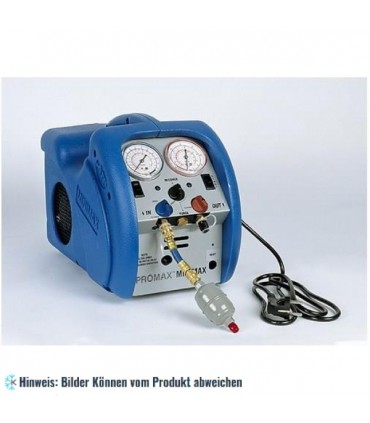 Ölfreie Absaugstation Promax Minimax (FCKW, HFCKW, HFKW), R32 und R1234yf