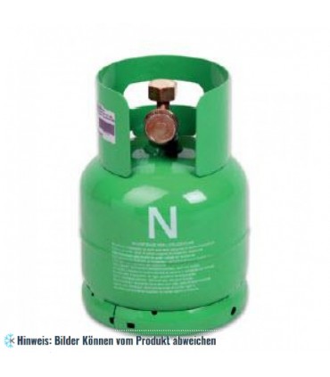 2,5 lt nachfüllbare Flaschen ohne Kältemittel mit Steigrohr WIGAM WR2.5K-TPED/47