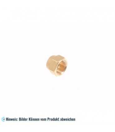 Bördelmutter / Überwurfmutter Gewinde 5/8" Lochgröße 16 mm